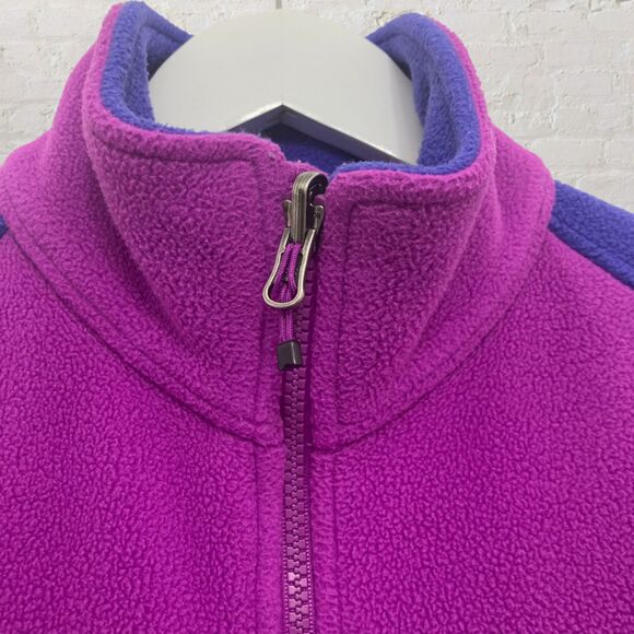 The North Face FlashDry Fleece Jacket Size S/P Full Zip Purple Pink Colorblock - Picture 6 of 16